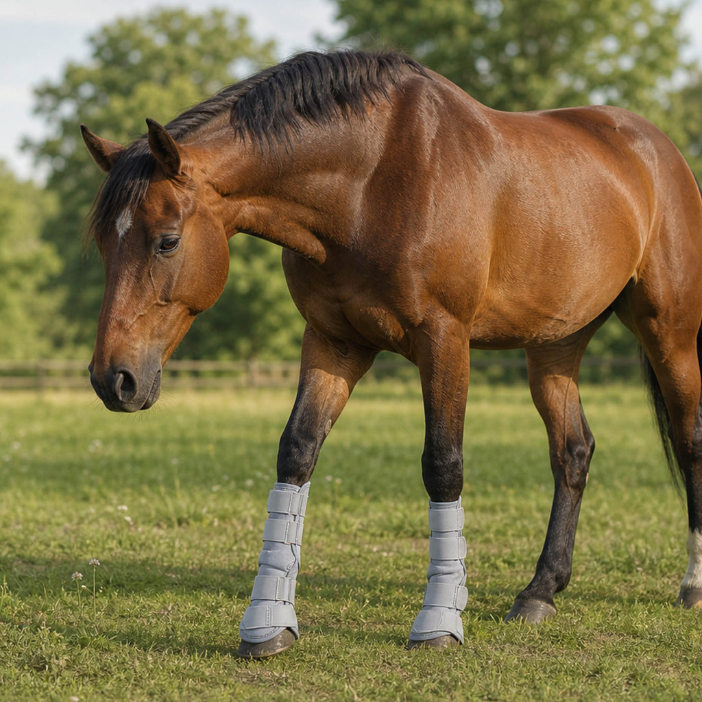 AeroGuard breathable mesh fly boots for horse legs - product image 06
