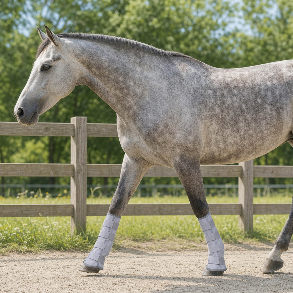AeroGuard breathable mesh fly boots for horse legs - product image 08