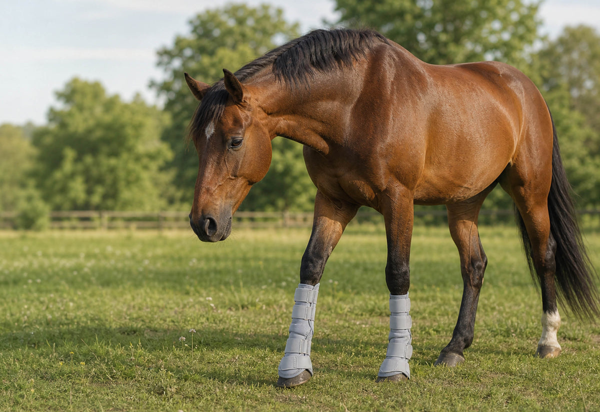 AeroGuard breathable mesh fly boots for horse legs - product image 09