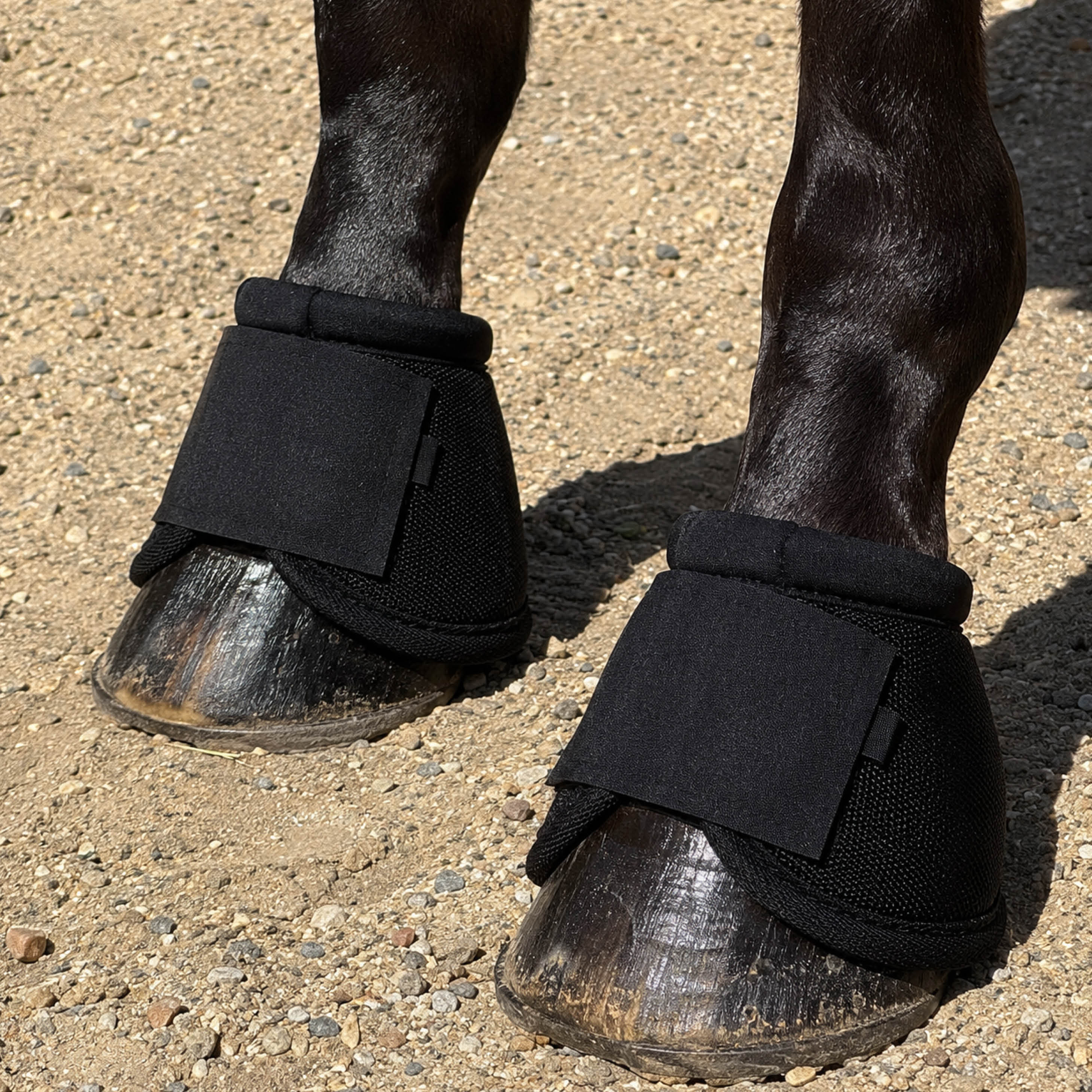 Hoovra Stride Shield contoured bell boots for horse hoof protection - product image 02