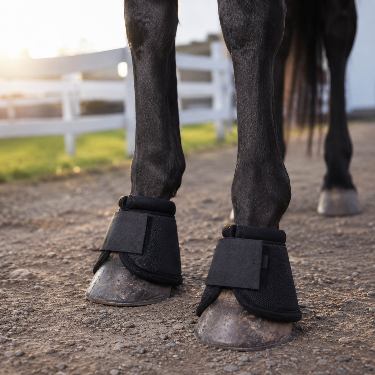 Hoovra Stride Shield contoured bell boots for horse hoof protection - product image 03