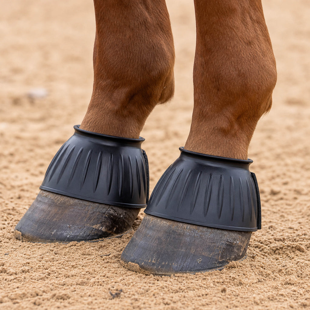 Stride Shield rubber bell boots for horse hoof protection - product image 01