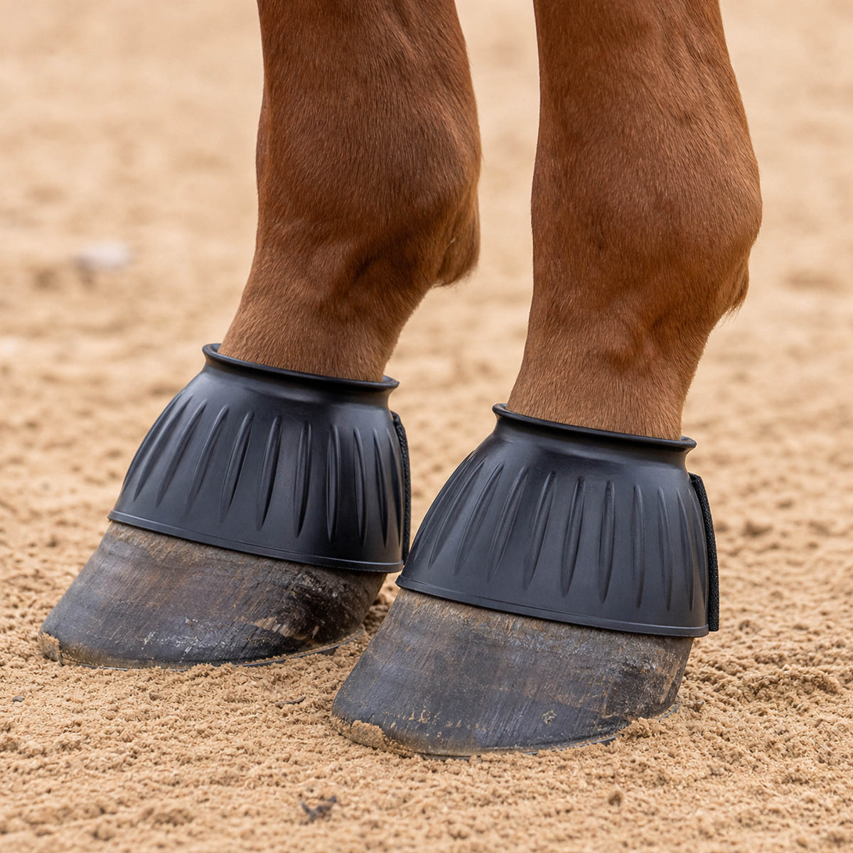 Stride Shield rubber bell boots for horse hoof protection - product image 01