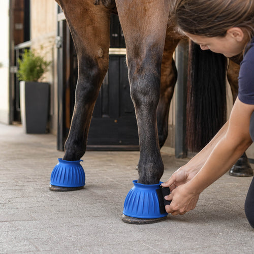 Stride Shield rubber bell boots for horse hoof protection - product image 02