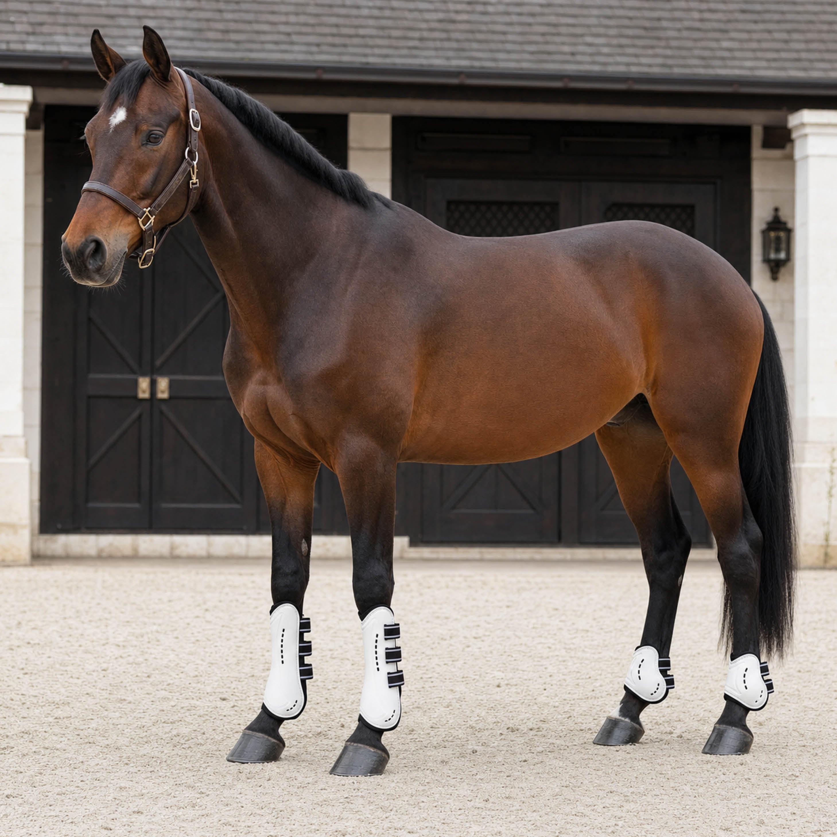 Stride Shield vented tendon and fetlock boot set for horses - product image 03
