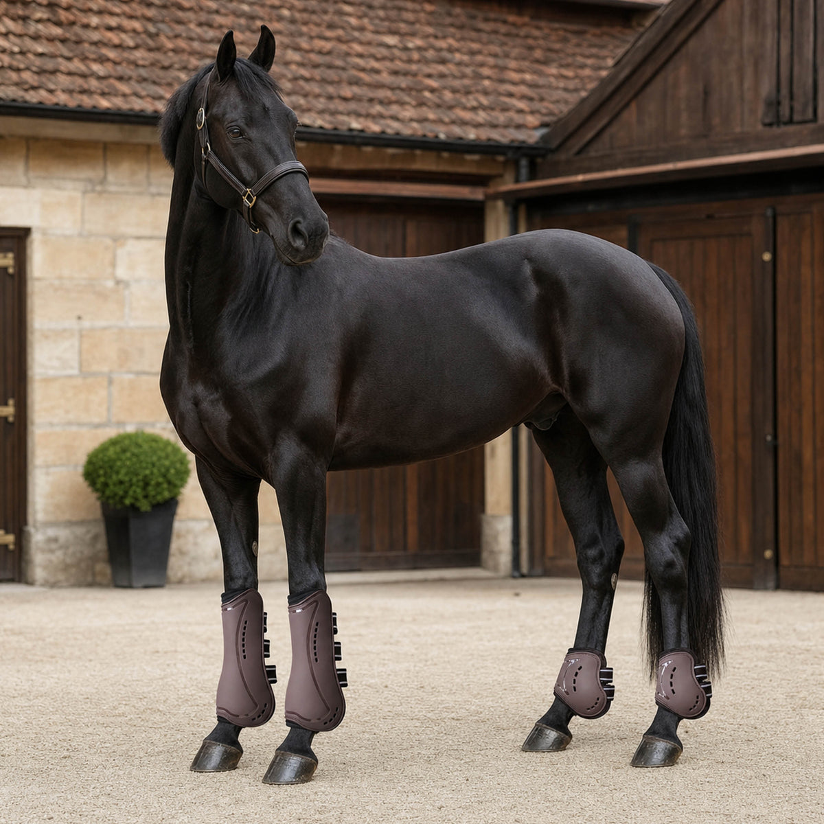 Stride Shield vented tendon and fetlock boot set for horses - product image 04
