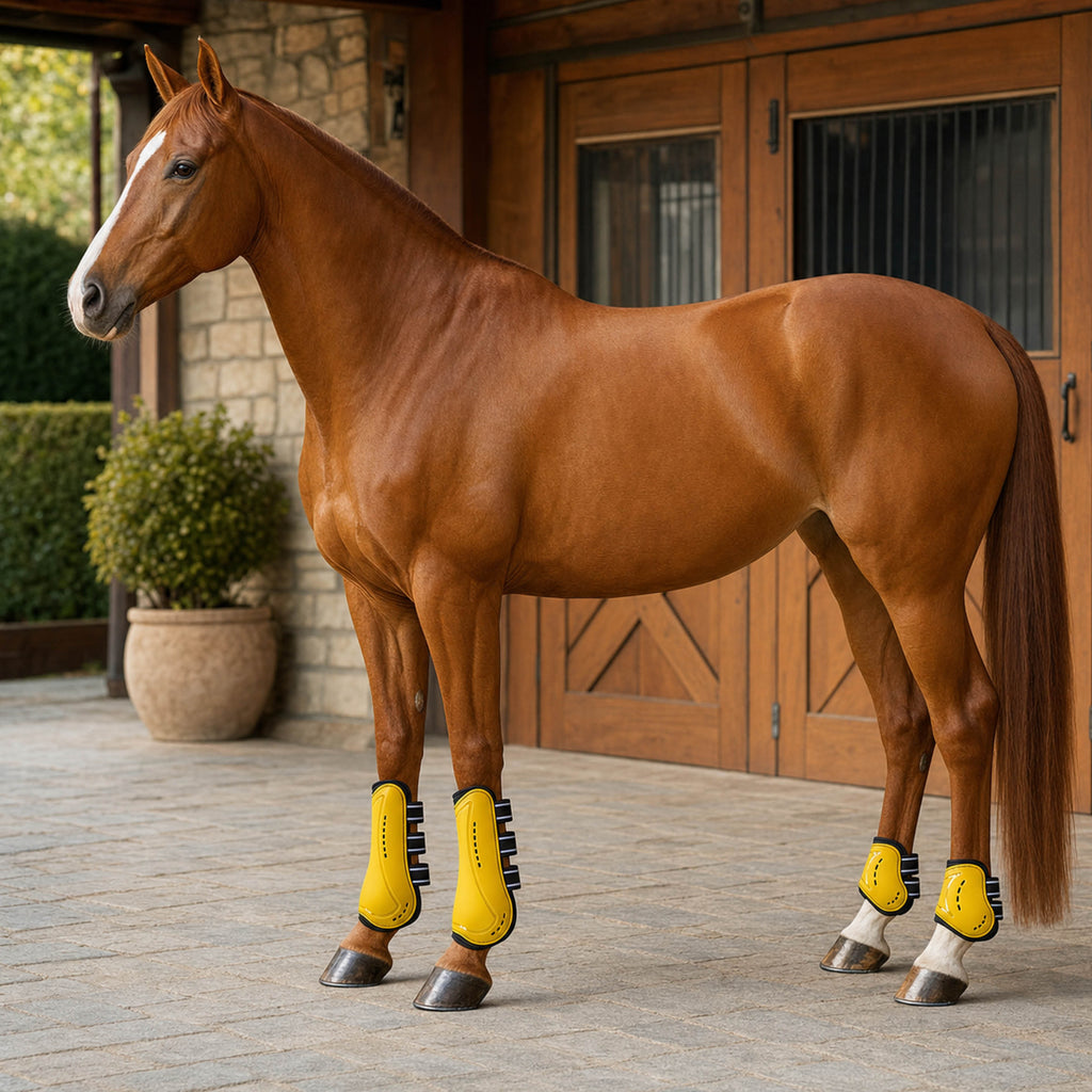 Stride Shield vented tendon and fetlock boot set for horses - product image 07