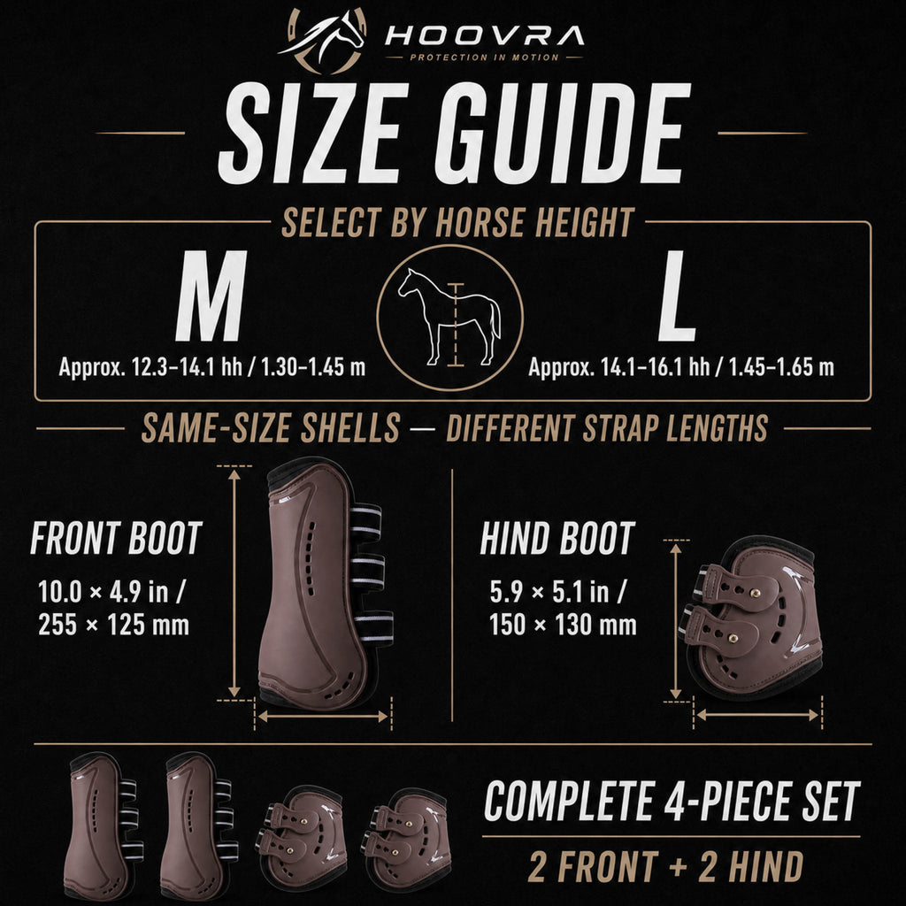 Stride Shield vented tendon and fetlock boot set for horses - product image 12